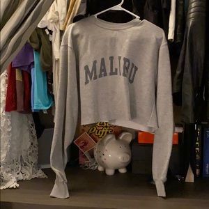 Malibu Cropped Sweatshirt